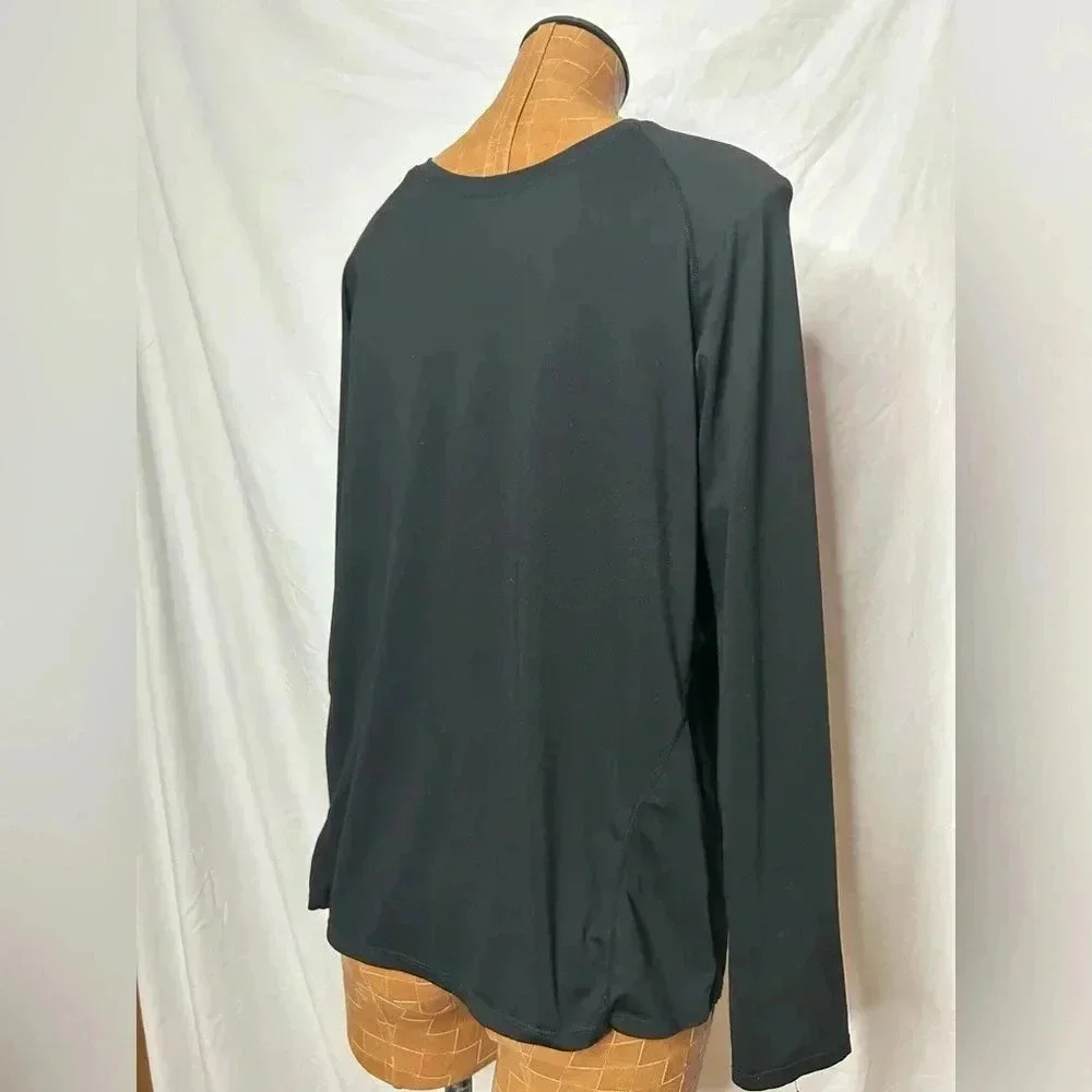 Jockey Thermals Mens Large Black Long Sleeve Base Layer Top JK8412334